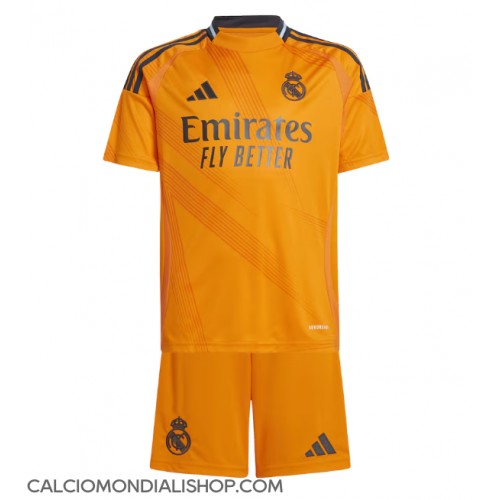 Maglie da calcio Real Madrid Seconda Maglia Bambino 2024-25 Manica Corta (+ Pantaloni corti)